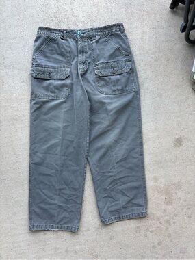 Vintage WindRiver Baggy 
Cargo Pants Faded Green 34x29